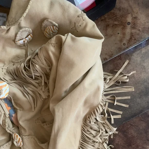 Livingston Williams suede XS Children’s fringe cowboy style jacket